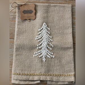 Mud Pie Tree Holiday Knot Tea Towel